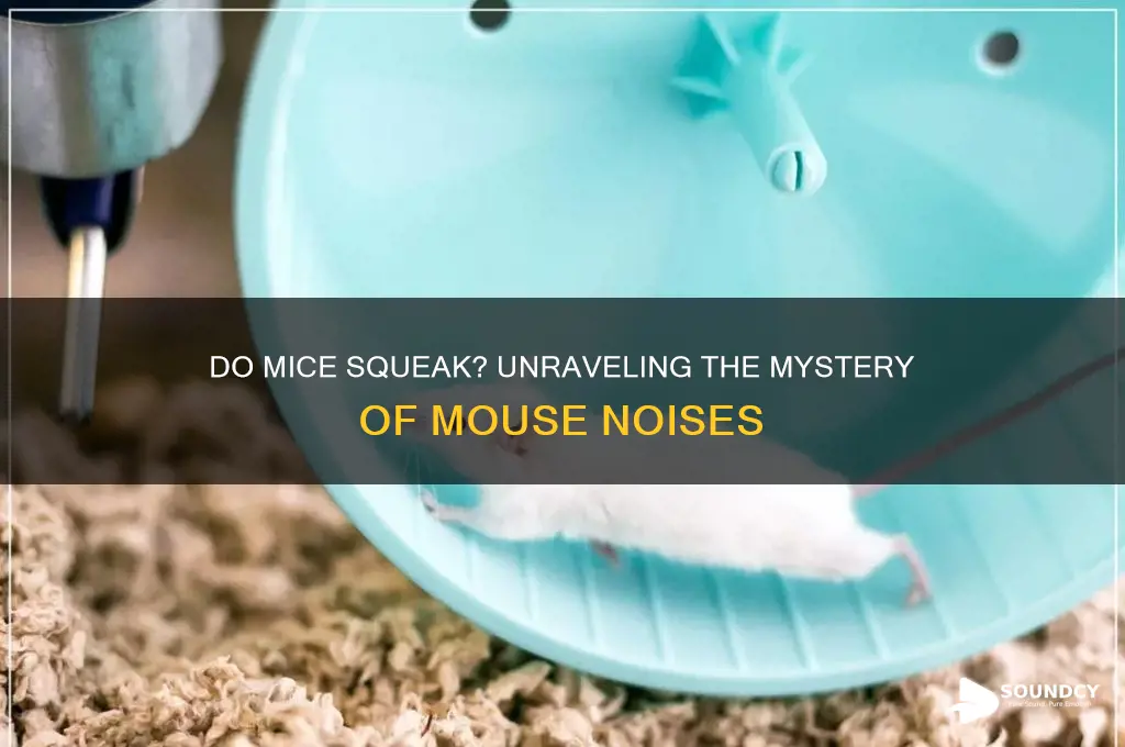 do mice make squeaking sounds