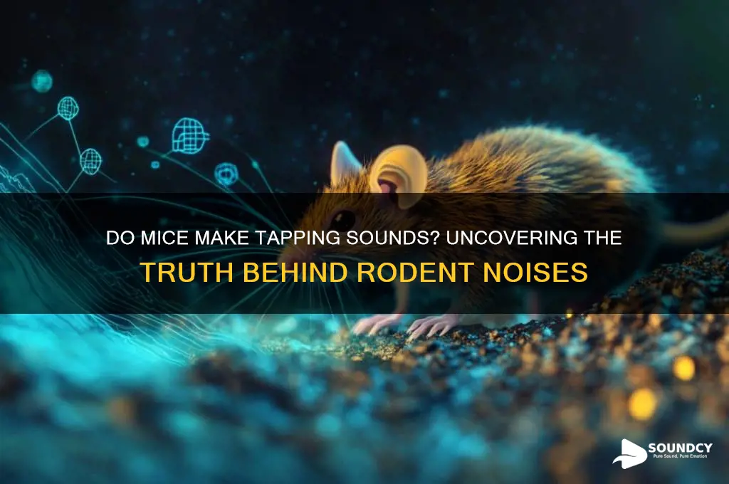 do mice make tapping sounds