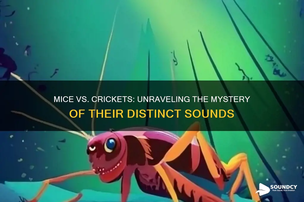 do mice sound like crickets