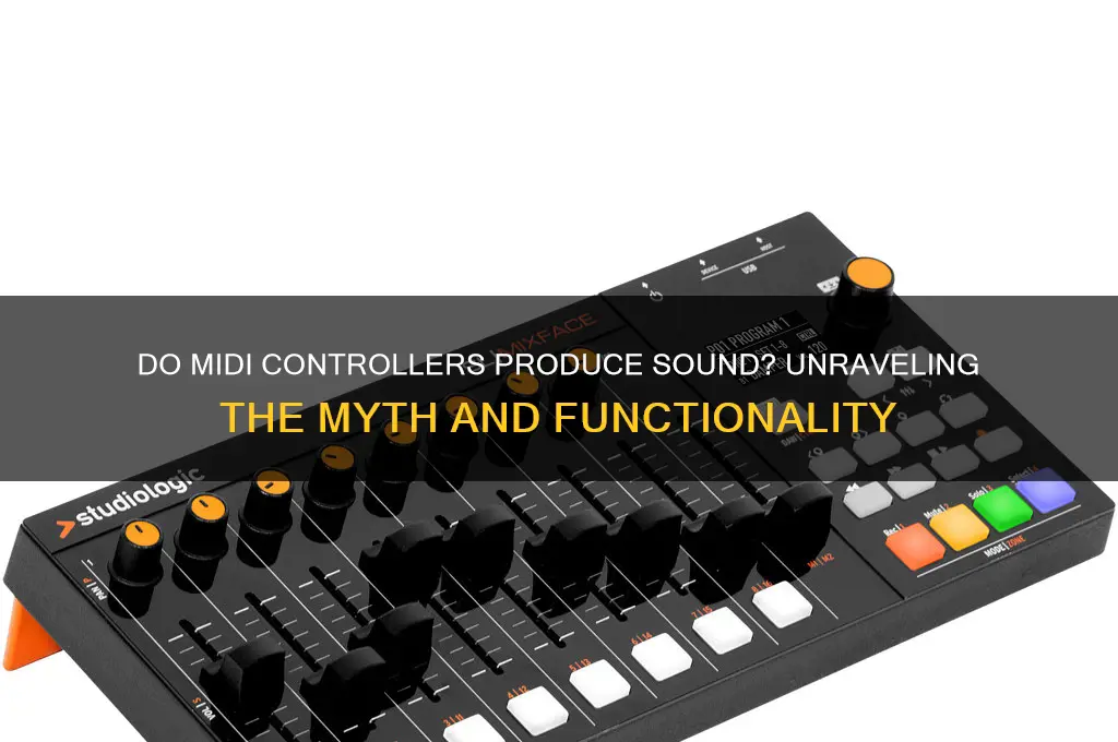 do midi controllers make sound