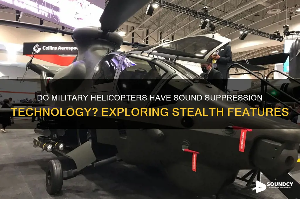 do military helicoptershave sound suppress