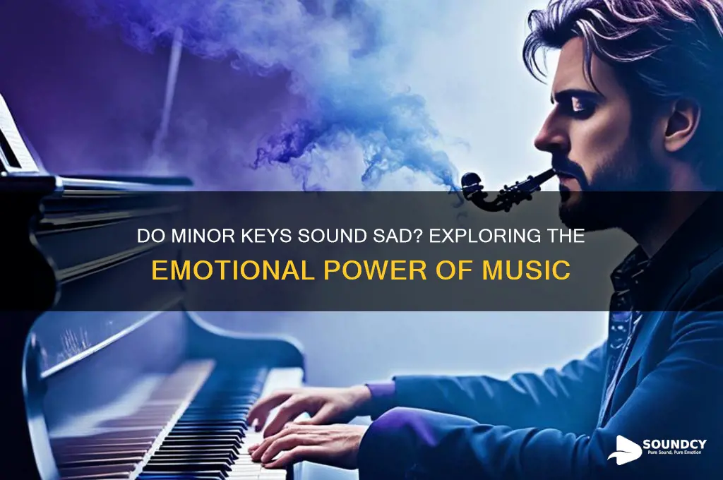 do minor keys sound sad