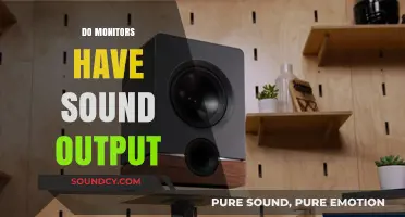 Do Monitors Have Sound Output? Exploring Audio Capabilities of Displays