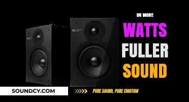 Does Higher Wattage Equal Richer, Fuller Sound Quality? Unveiling the Truth