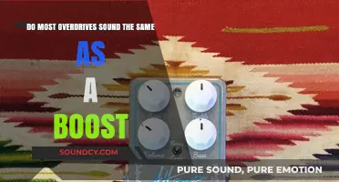 Overdrive vs. Boost: Do They Sound Identical or Distinctly Different?
