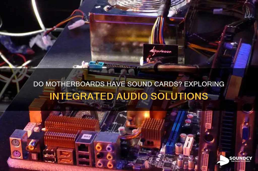 do motherboards have sound cards