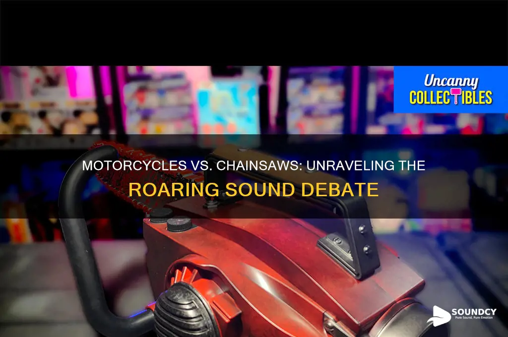 do motorcyles sound like chainsaws