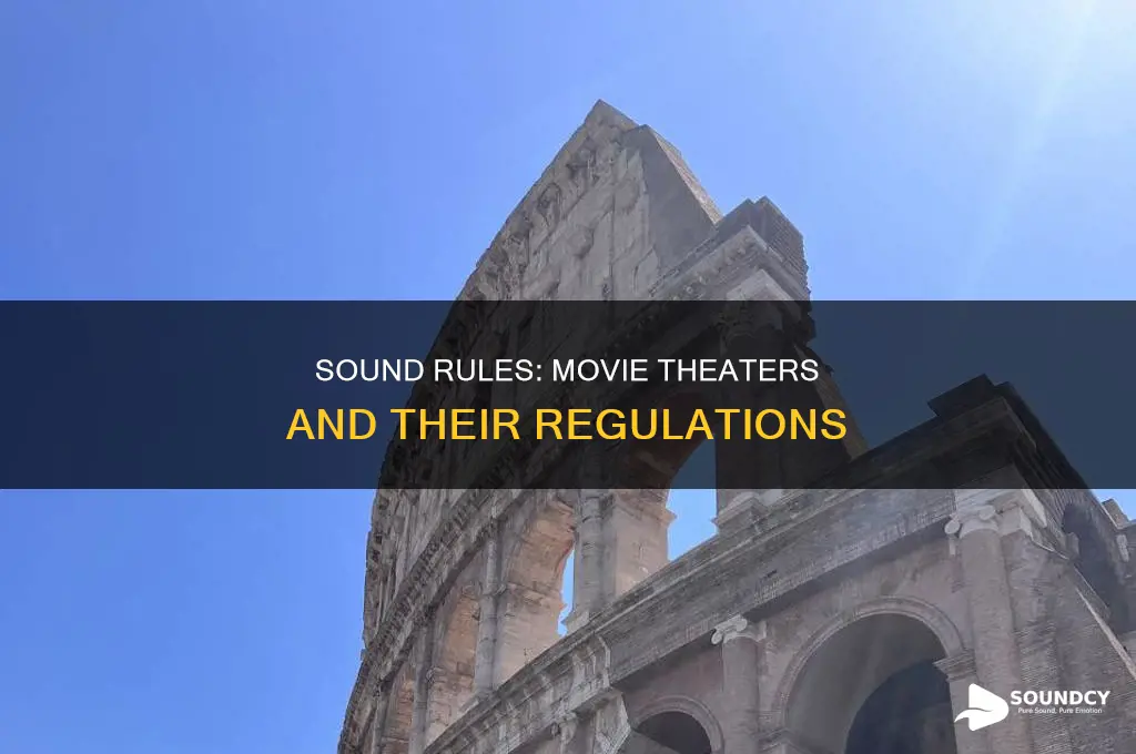 do movie theaters have sound regulations