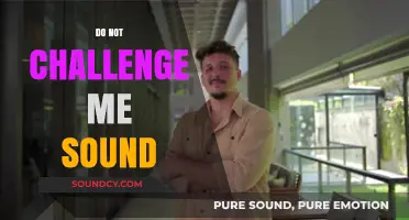 Unleash Your Confidence: Mastering the 'Do Not Challenge Me' Sound