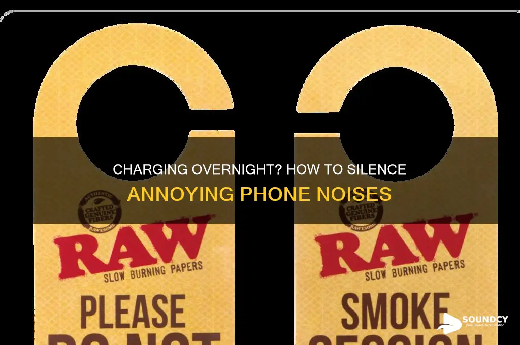 do not disturb allow charging sound