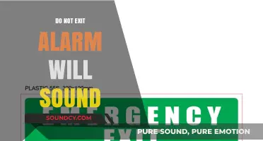 Beware: Exiting Will Trigger Alarm