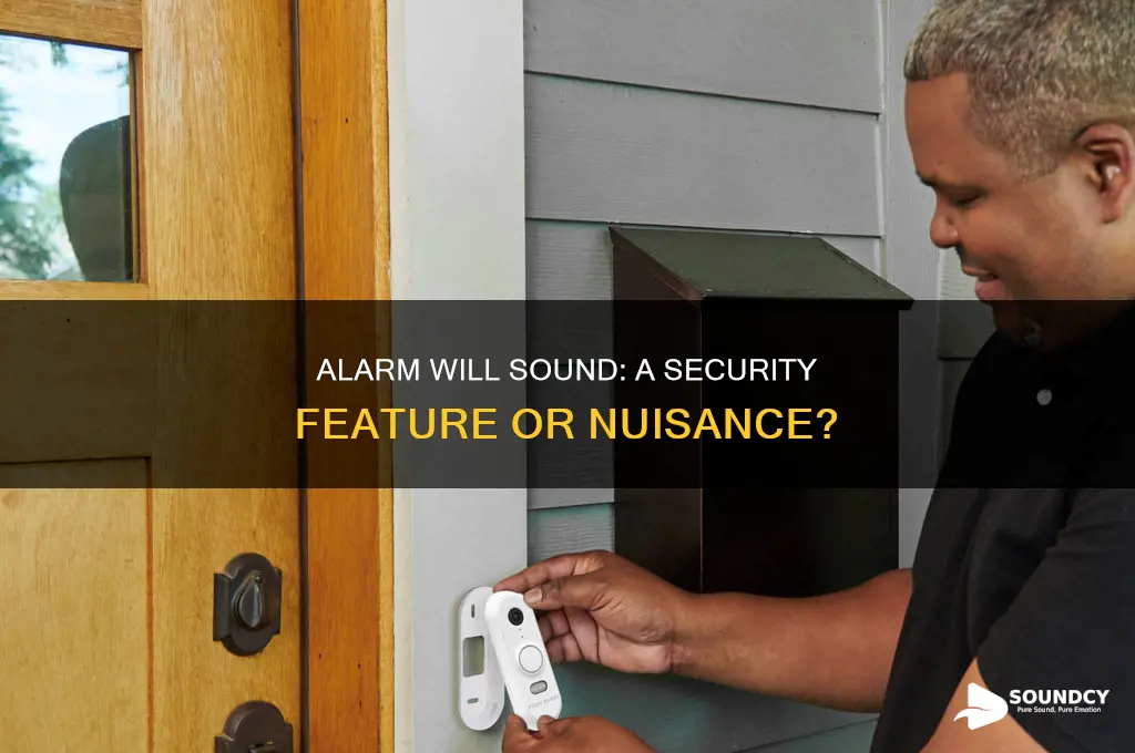 do not remove alarm will sound