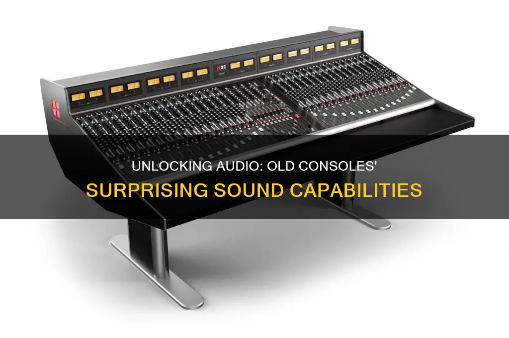 do old consoles have limited sound