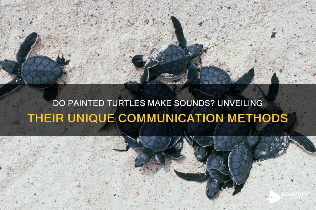 do painted turtles make sounds