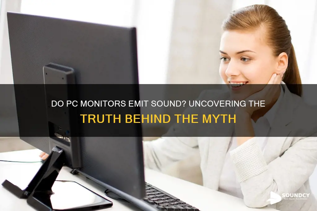 do pc monitors emit sound