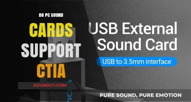 Sound Cards: CTIA Support for PCs