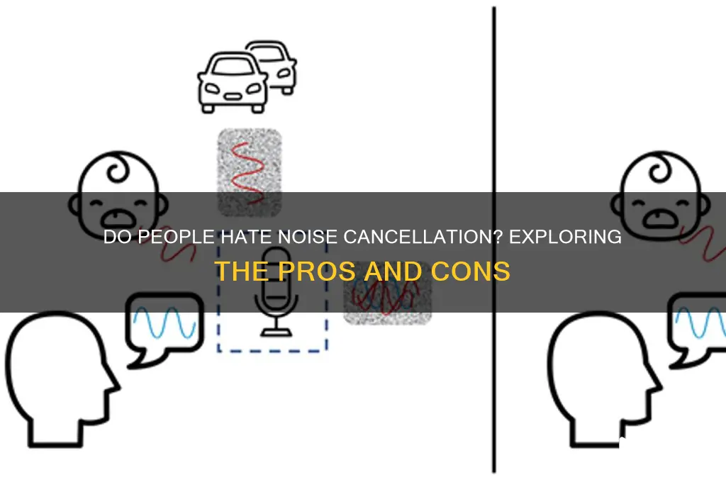 do people hate sound cancellation