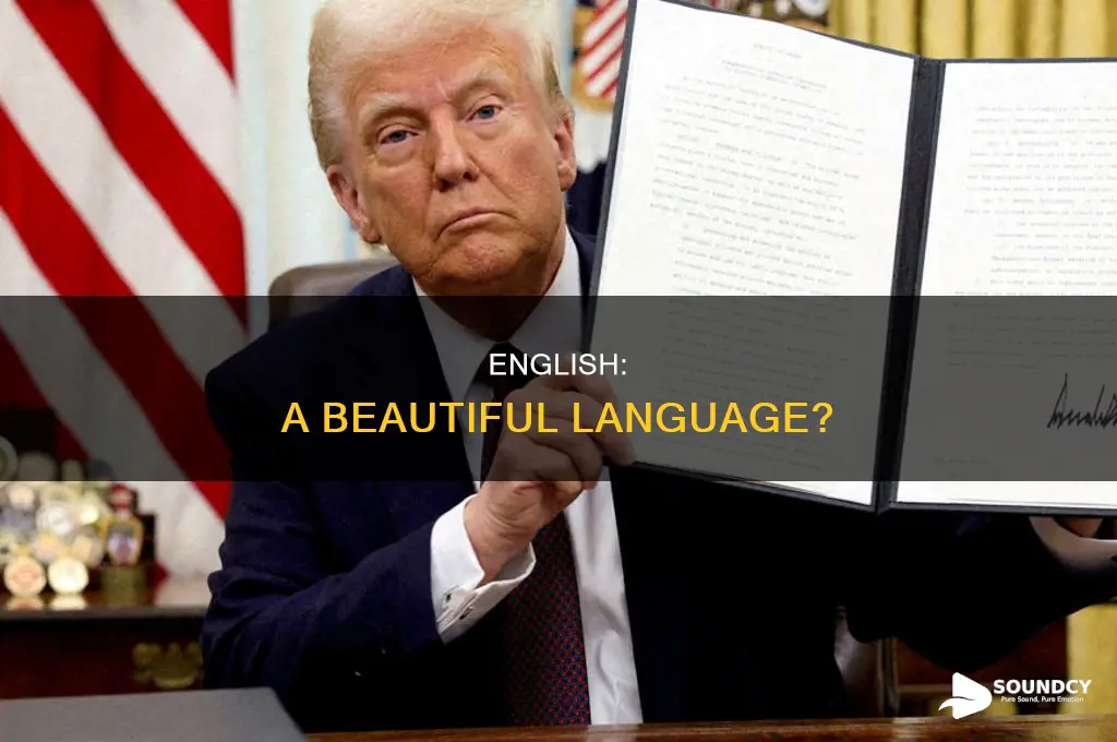 do people think english sounds beautiful