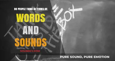 How Do We Think? Words, Sounds, or Something Beyond Language?