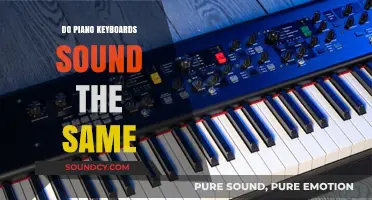 Piano Keyboards: Do They Sound Alike?