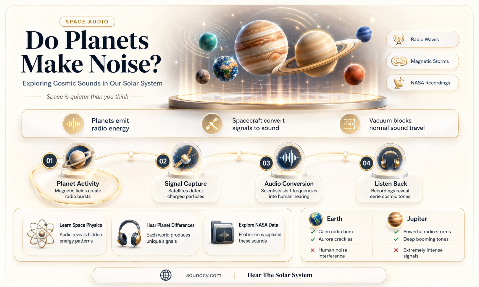 do all planets produce sounds