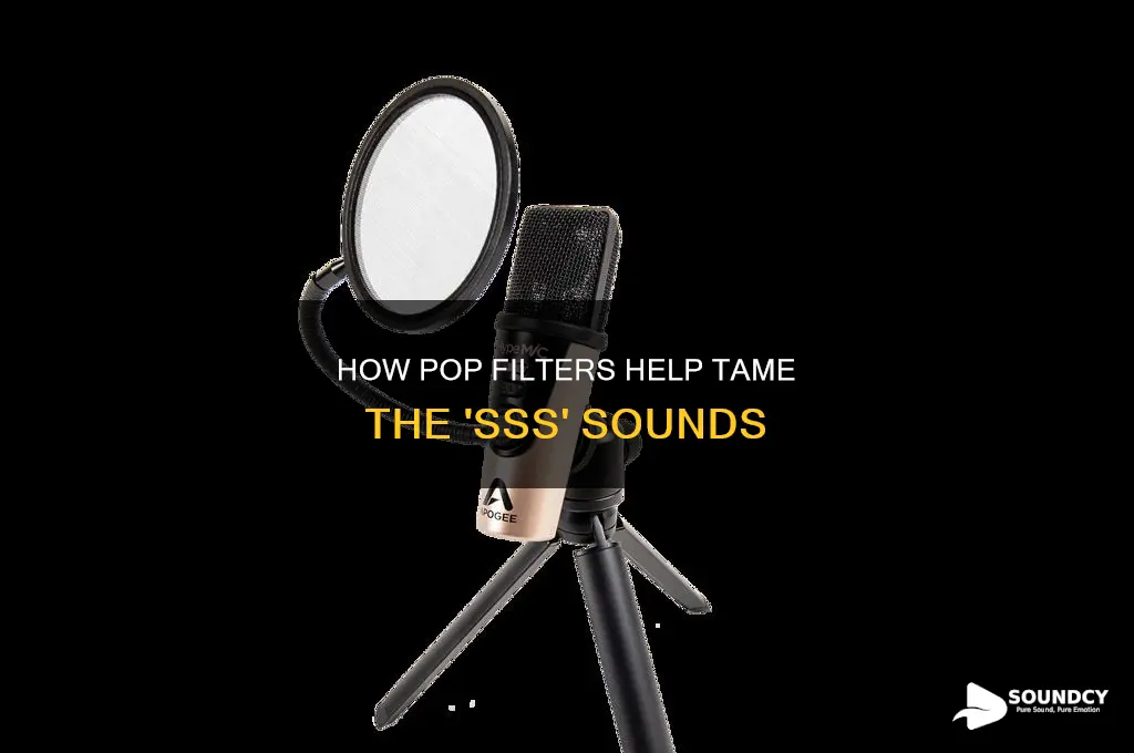 do pop filters help sss sounds