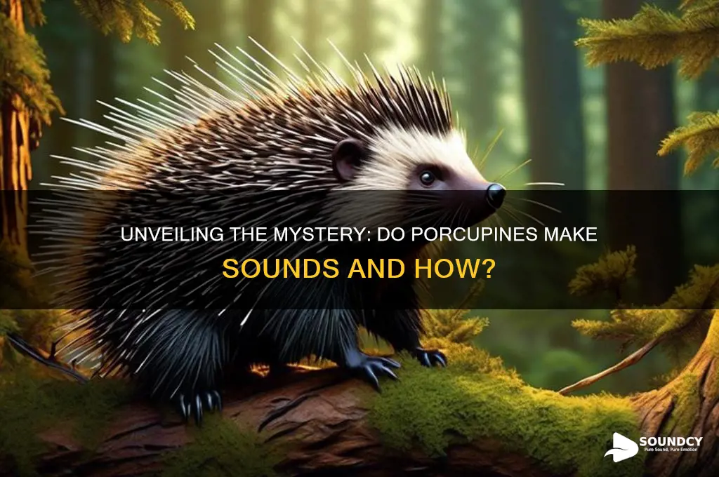 do porcupines make a sound