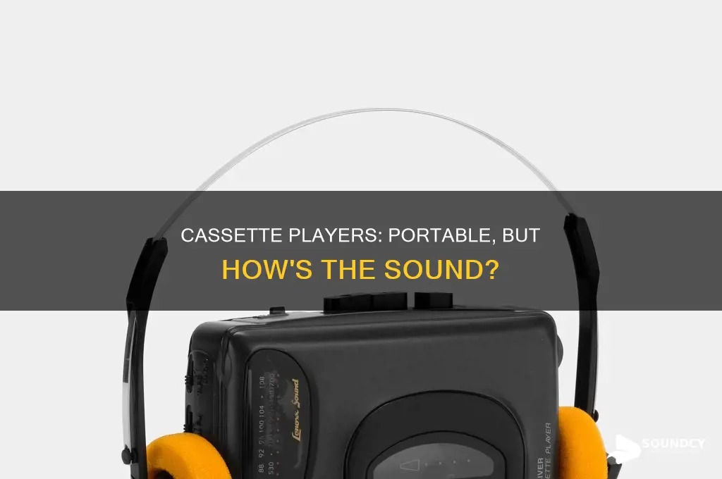 do portable cassette players affect sound