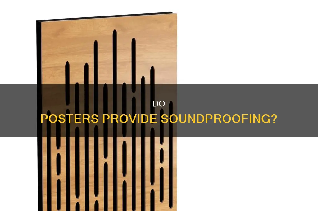 do posters give decent sound proofing