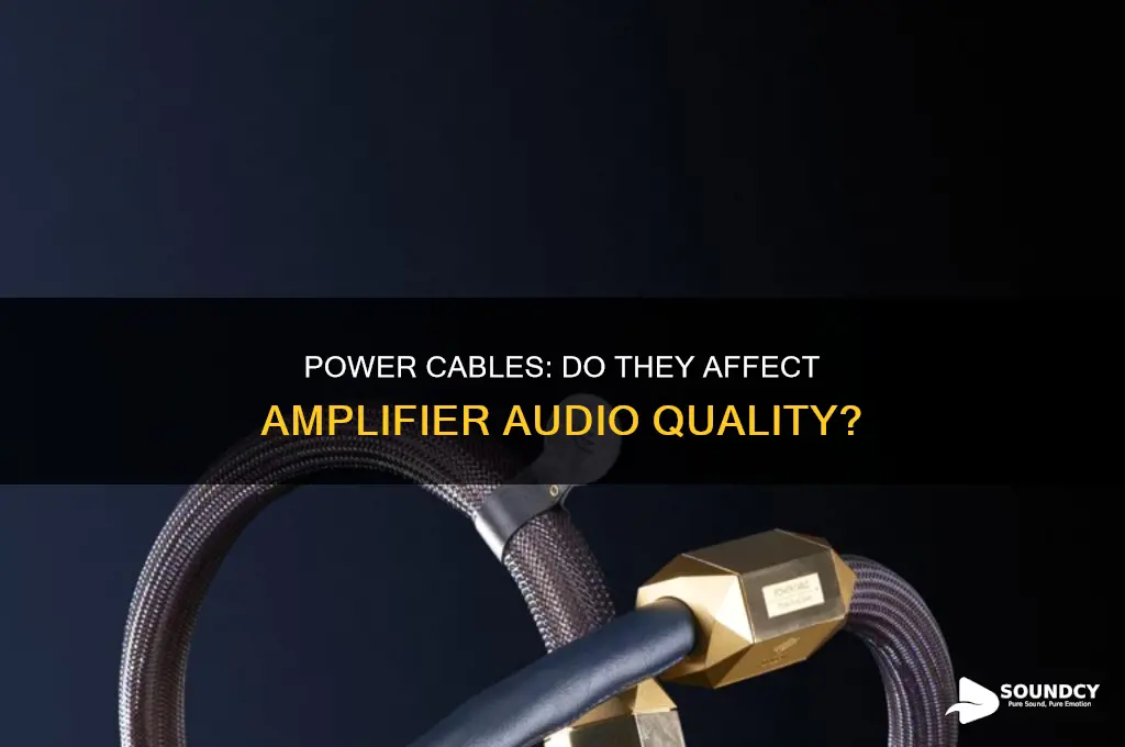 do power cables enhance amplifier sound