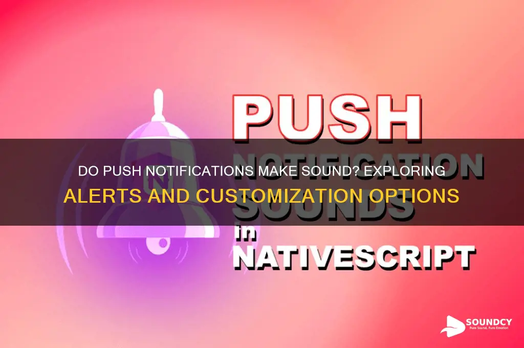 do push notifications make sound