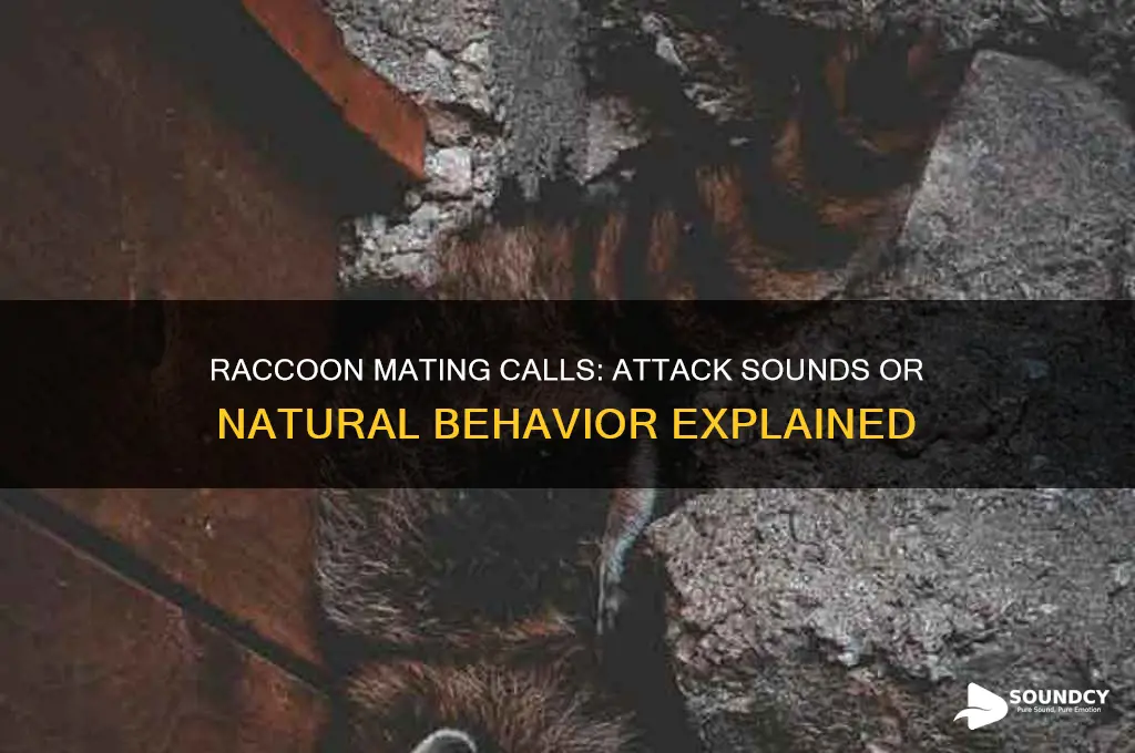 do raccoons having sex sound like animal being attacked