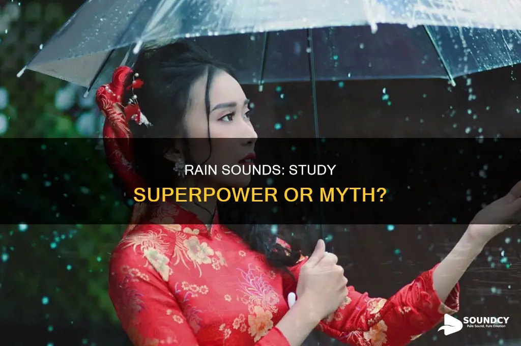 do rain sounds help you study