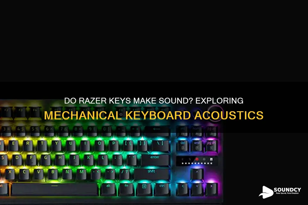 do razer keys make sound