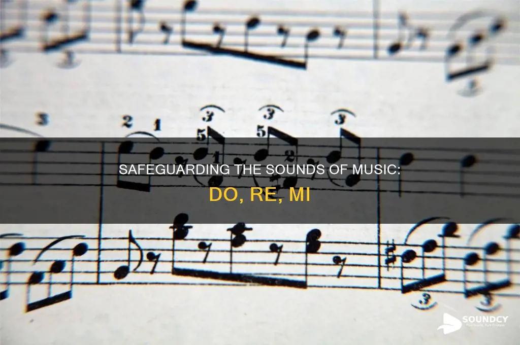 do re mi sounds stored safely