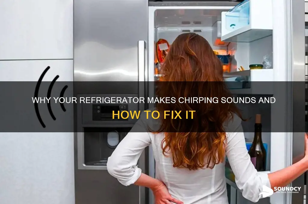 do refrigerators make chirping sounds