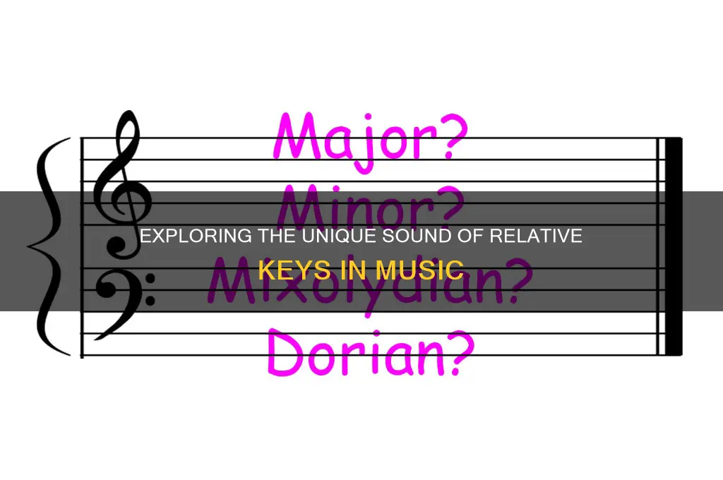 do relative keys sound the same