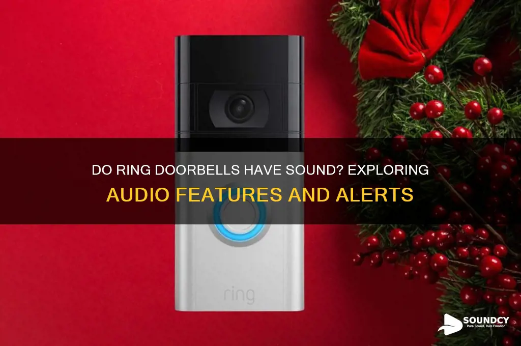 do ring doorbells have sound