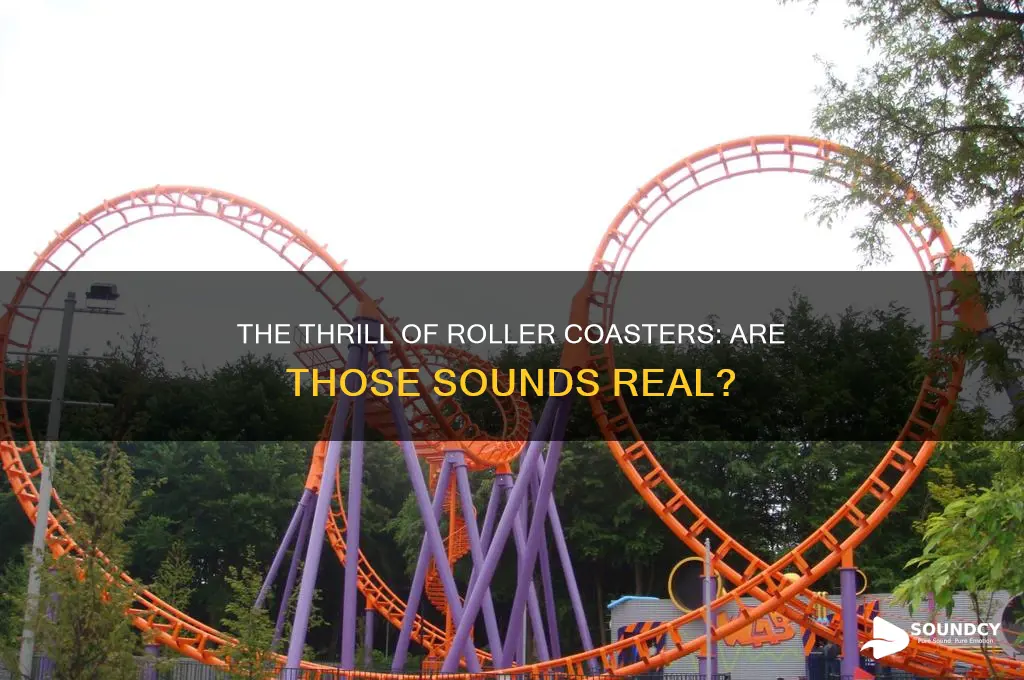 do roller coasters have fake sounds