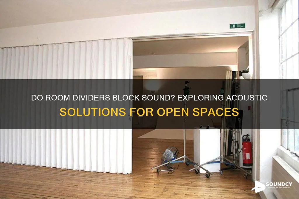 do room dividers block sound