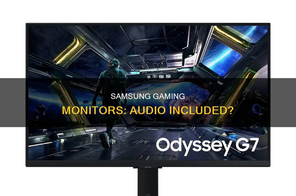 do samsung gaming monitors have sound