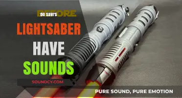 Savi's Lightsabers: Sound or Silence?