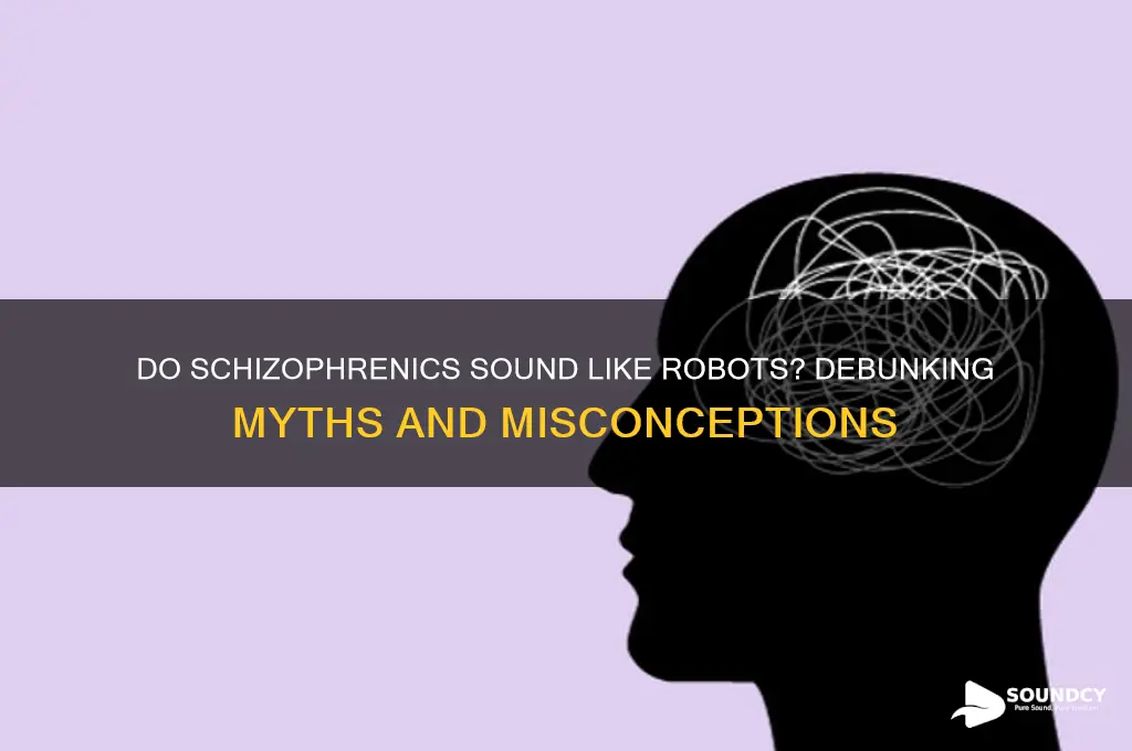 do schizophrenics sound like robots