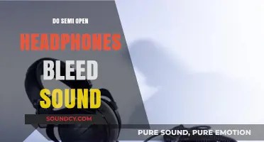 Semi-Open Headphones: Sound Leakage or Not?