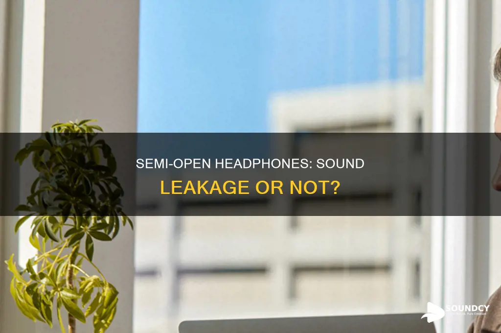 do semi open headphones bleed sound