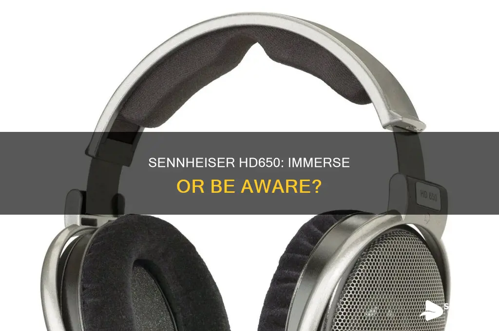 do sennheiser hd650 allow ambient sound