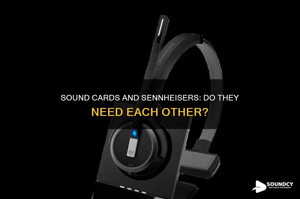 do sennheisers require a sound card