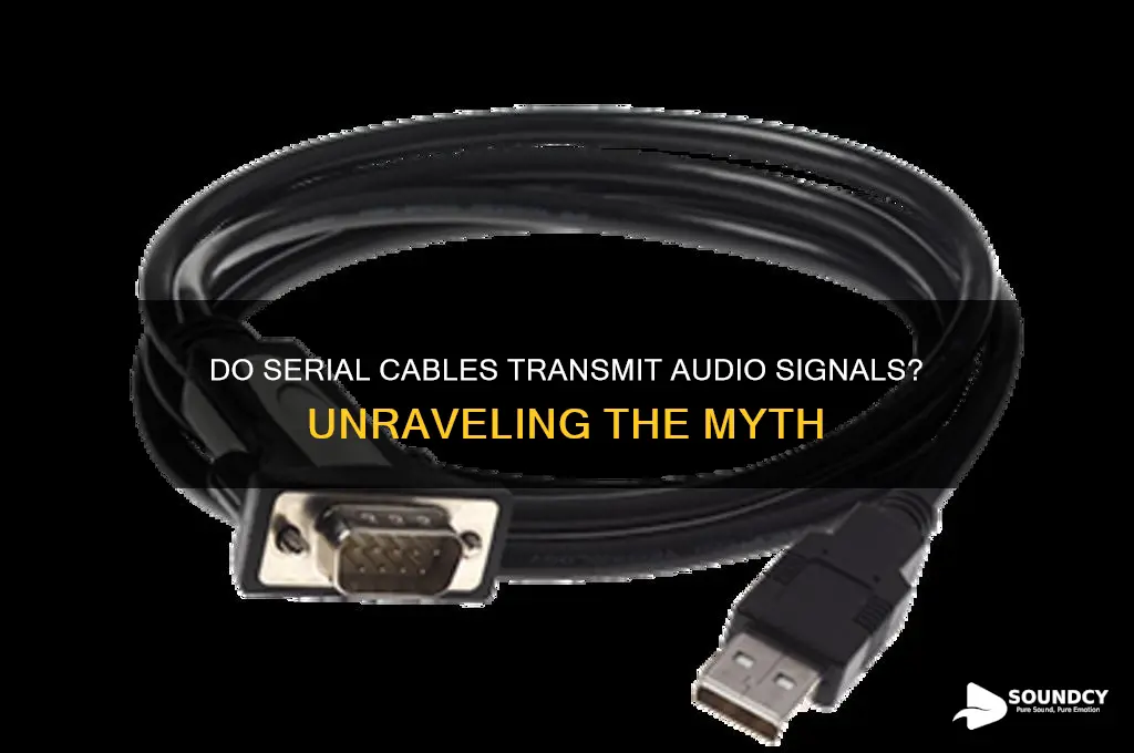 do serial cables carry sound