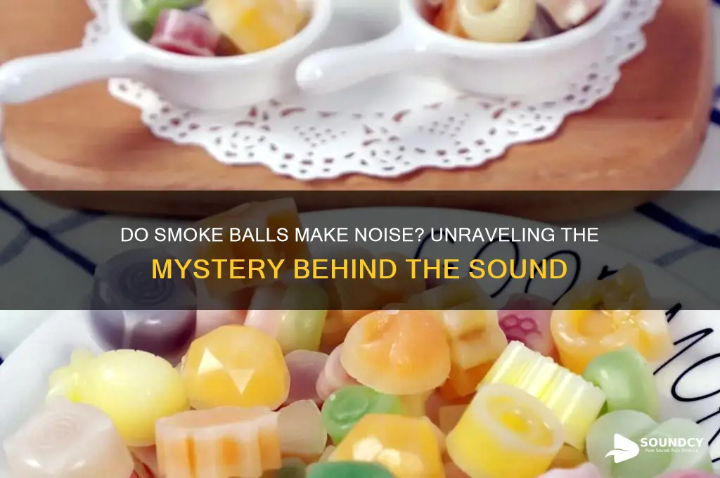 do smoke balls make sound