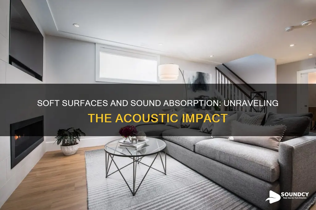 do soft surfaces absorb sound